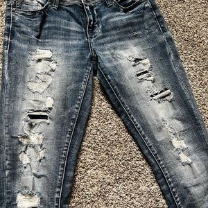 Buckle Black ankle skinny